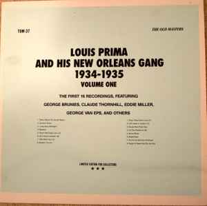 Louis Prima & His New Orleans Gang Discography