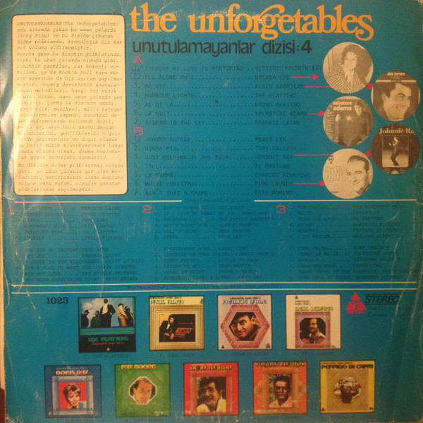 Album herunterladen Various - The Unforgetables Unutulmayanlar Dizisi 4