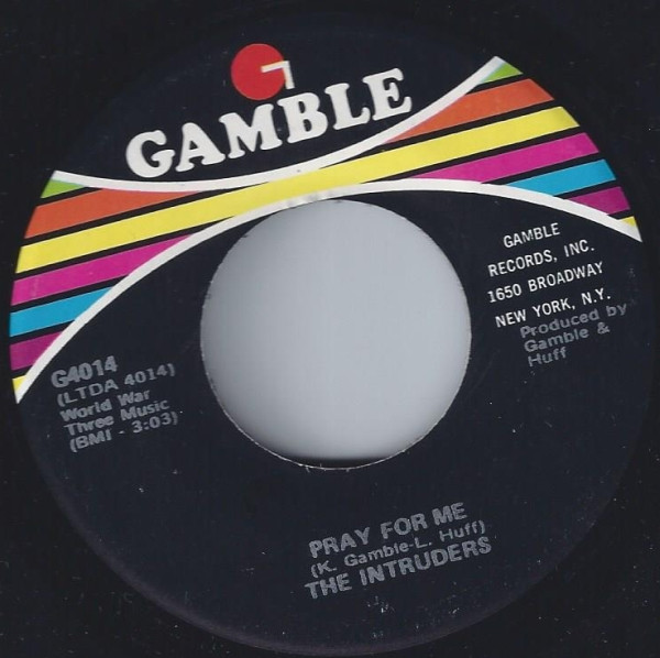 The Intruders - Pray For Me [1971] 