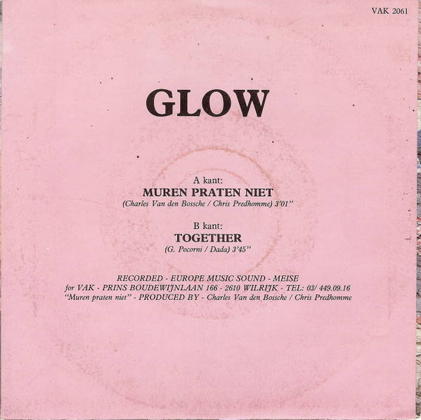 baixar álbum Glow - Muren Praten Niet Together