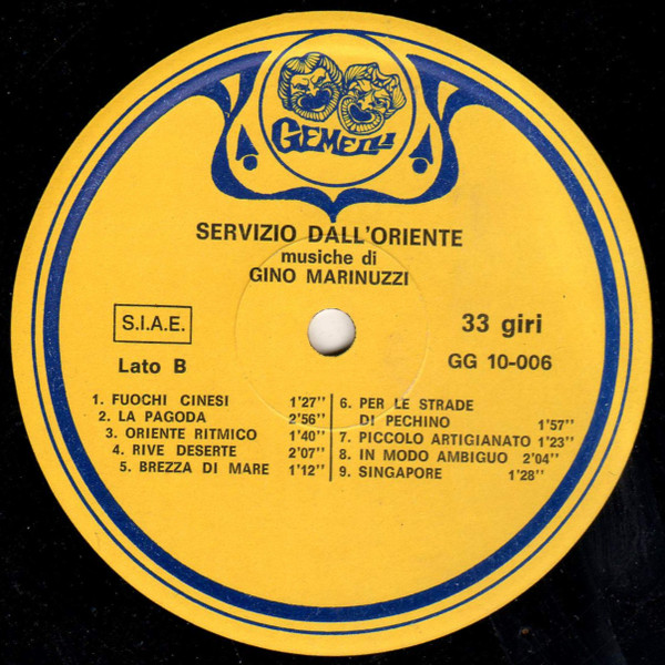 ladda ner album Gino Marinuzzi - Servizio DallOriente