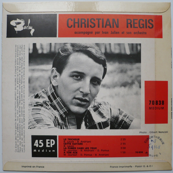 descargar álbum Christian Regis - Le Tricheur