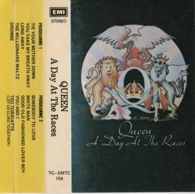 Queen – A Day At The Races (1976, Cassette) - Discogs