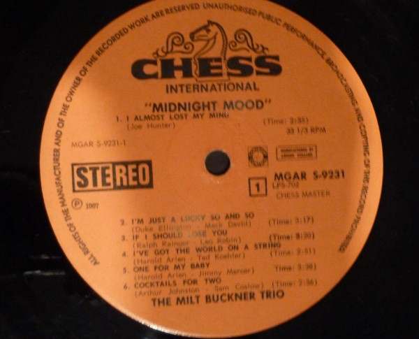 Album herunterladen The Milt Buckner HammondOrgan Trio - Midnight Mood