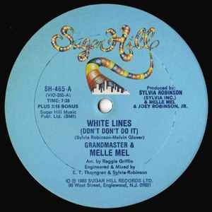 Grandmaster Flash & Melle Mel - White Lines (Don't Don't Do It) / Melle Mel's Groove album cover