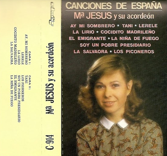 Mª Jesús Y Su Acordeón – Canciones De España (1983, Cassette) - Discogs