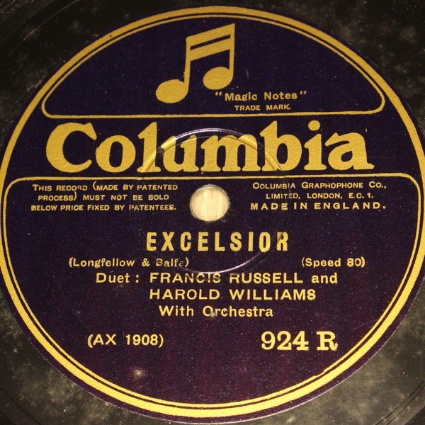 Album herunterladen Francis Russell And Harold Williams - The Moon Hath Raised Her Lamp Above Excelsior