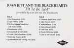 joan jett and the blackhearts fit to be tied