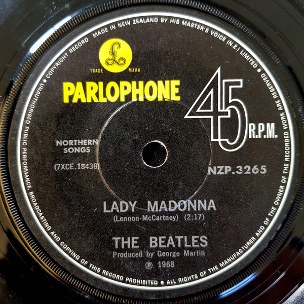 ７インチ☆BEATLES☆Lady Madonna UK Parlophone - レコード