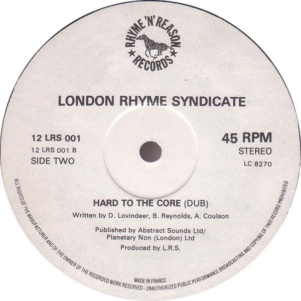 descargar álbum London Rhyme Syndicate - hard to the core