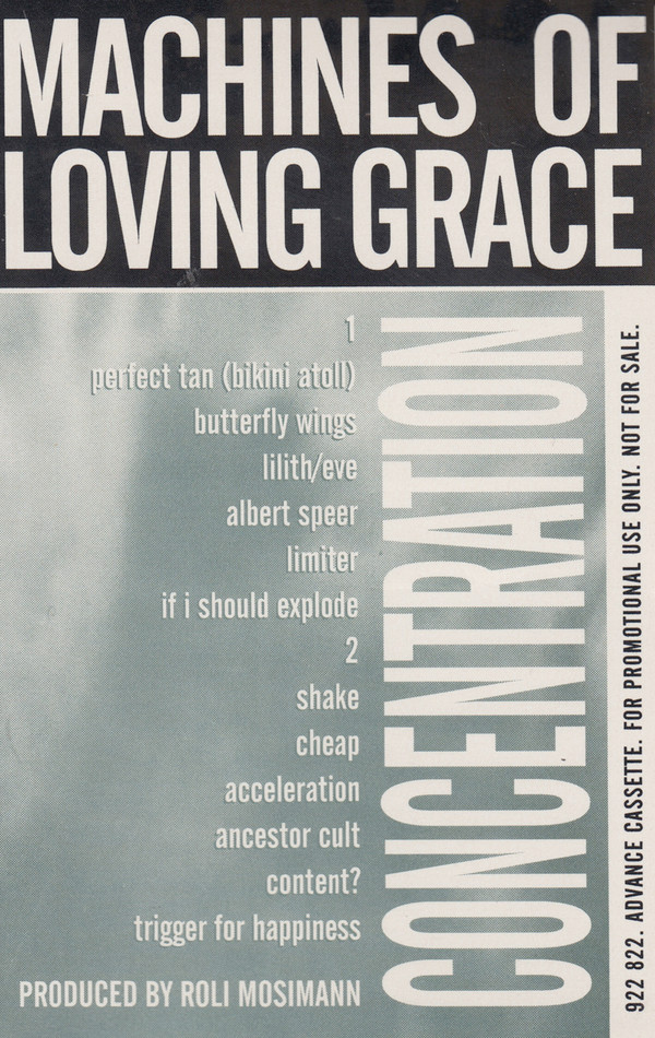 télécharger l'album Machines Of Loving Grace - Concentration