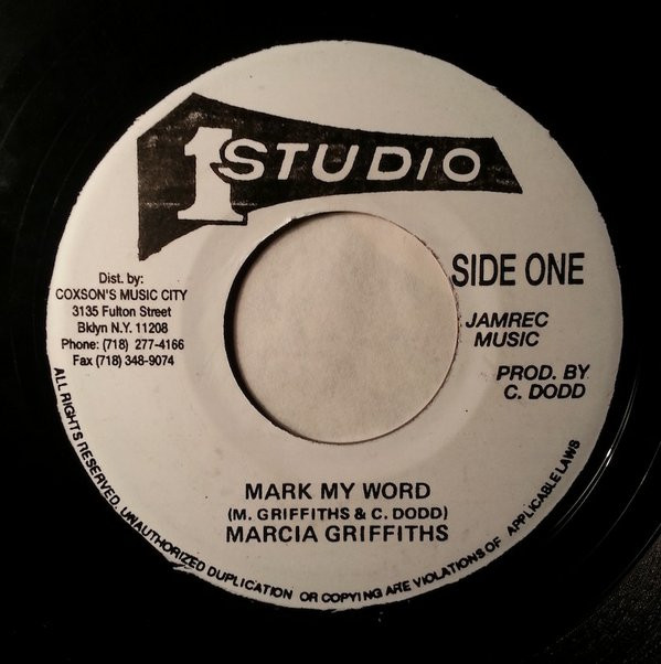 télécharger l'album Marcia Griffiths Basil Gabbidon - Mark My Word I Need Your Loving