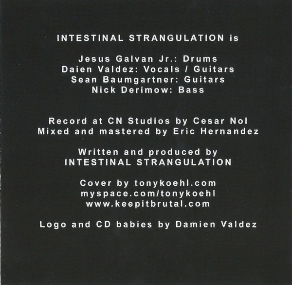last ned album Intestinal Strangulation - Pathological Brutalistic Fermentation