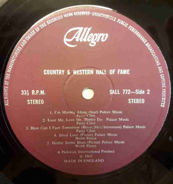 descargar álbum Various - Country Western Hall Of Fame