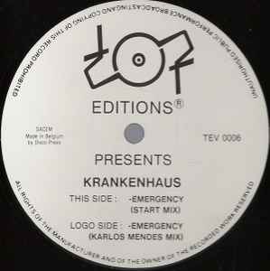 Krankenhaus - Emergency (Vinyl, France, 1994) For Sale | Discogs