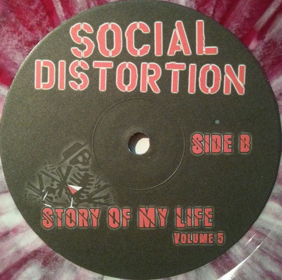 Social Distortion Story Of My Life 2009 Red Splatter Vinyl