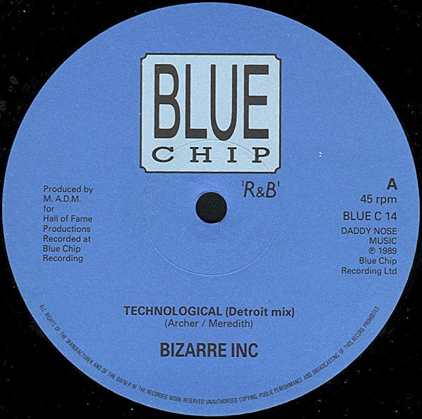 Bizarre Inc – Technological (1989, Vinyl) - Discogs