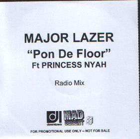 Major Lazer Pon De Floor 2009 Cdr Discogs