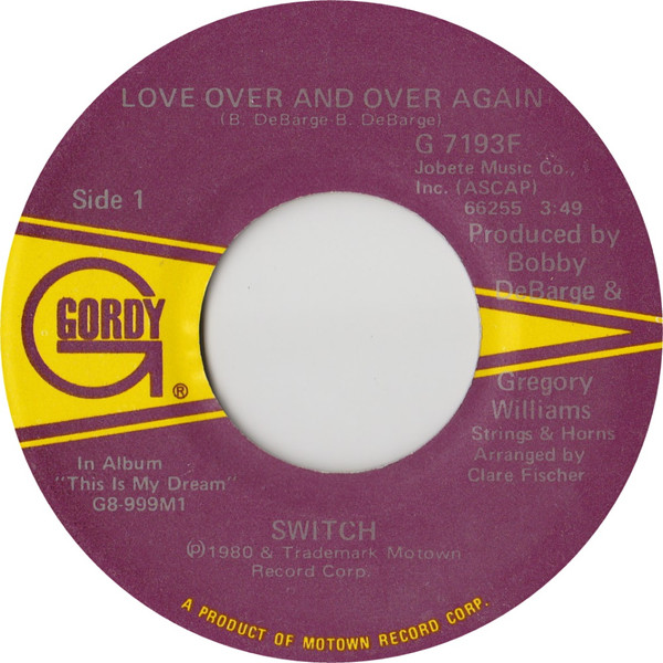 Switch – Love Over And Over Again (1980, Vinyl) - Discogs