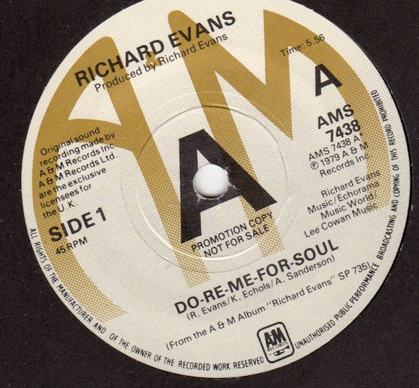 télécharger l'album Richard Evans - Do Re Me For Soul Burning Spear