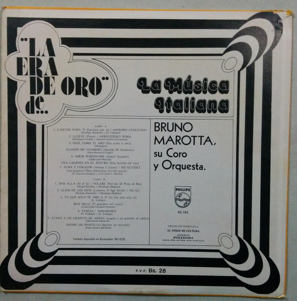 baixar álbum Bruno Marotta, Su Coro Y Orquesta - La Era De Oro De La Música Italiana