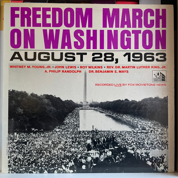 The Rev.Dr. Martin Luther King,Jr. – I Have A Dream 1929-1968 – The  Original Address From The March On Washington August 28, 1963 (1968, Vinyl)  - Discogs