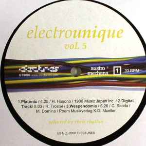 Electrounique Vol. 4 Electro-Rock (2006, Vinyl) - Discogs