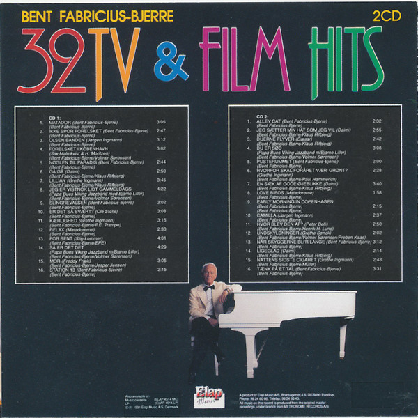 lataa albumi Bent FabriciusBjerre - 32 Tv Film Hits