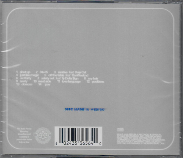 Ariana Grande – Positions (2020, Alternate Cover 2, CD) - Discogs