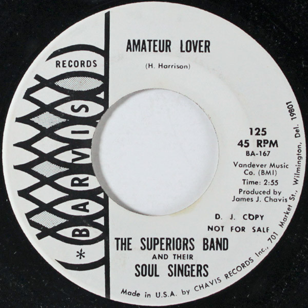 The Superiors Band & Their Soul Singers – Amateur Lover / Darling 