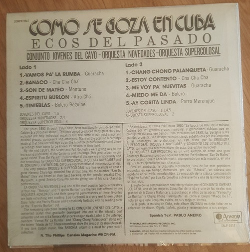 descargar álbum Conjunto Jóvenes Del Cayo, Orquesta Novedades, Orquesta Super Colosal - Como Se Goza En Cuba Ecos Del Pasado