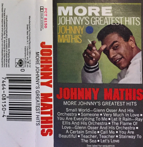 Johnny Mathis - More Johnny's Greatest Hits | Releases | Discogs