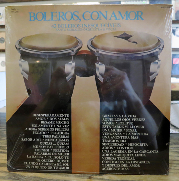 CD SANTO MORALES - BOLEROS CON AMOR - VOL. 1