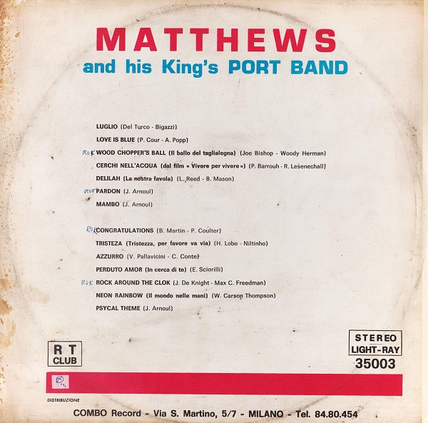 last ned album Matthews And His King's Port Band - Congratulations