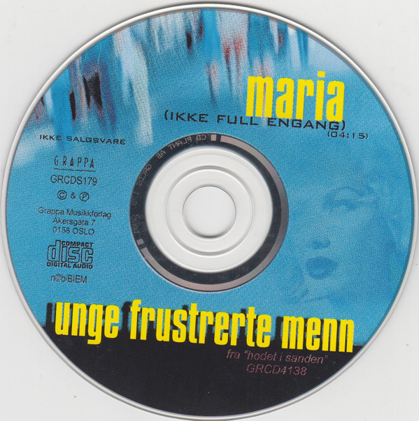 descargar álbum Unge Frustrerte Menn - Maria Ikke Full Engang