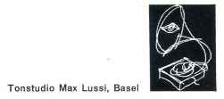 Tonstudio Max Lussi, Basel on Discogs