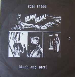 Rose Tatoo – Blood And Steel (1982, Vinyl) - Discogs
