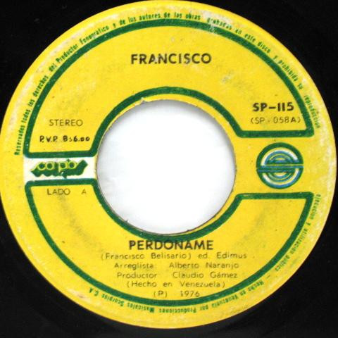 Album herunterladen Francisco - Perdoname Amigos Como Tú