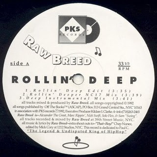 Raw Breed – Rollin' Deep (1992, Vinyl) - Discogs