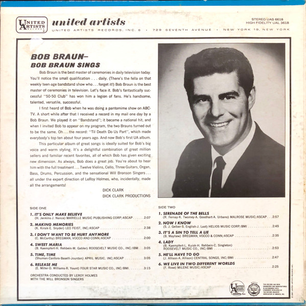 ladda ner album Bob Braun - Sings