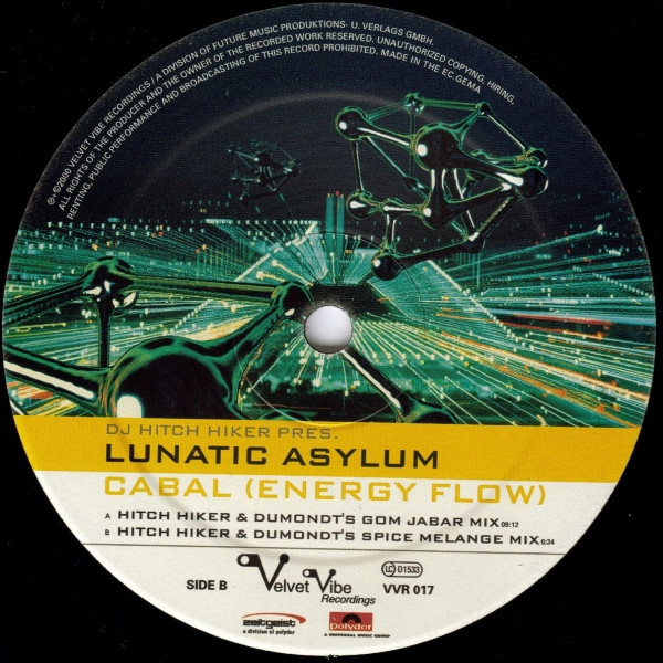 Lunatic Asylum – Cabal (Energy Flow) (2000, Vinyl) - Discogs