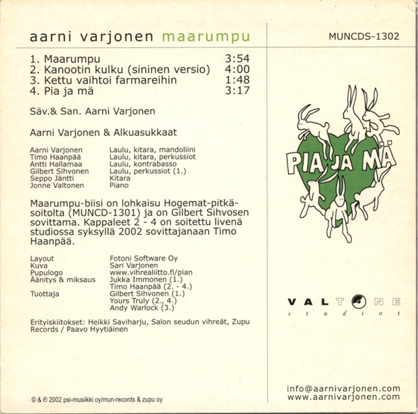 last ned album Aarni Varjonen - Maarumpu