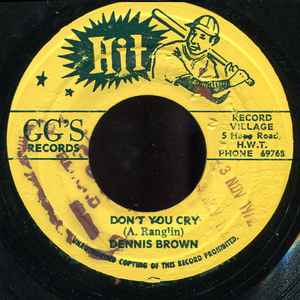 Dennis Brown - Don't You Cry / Big Six album cover