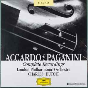 Accardo Plays Paganini, London Philharmonic Orchestra, Charles