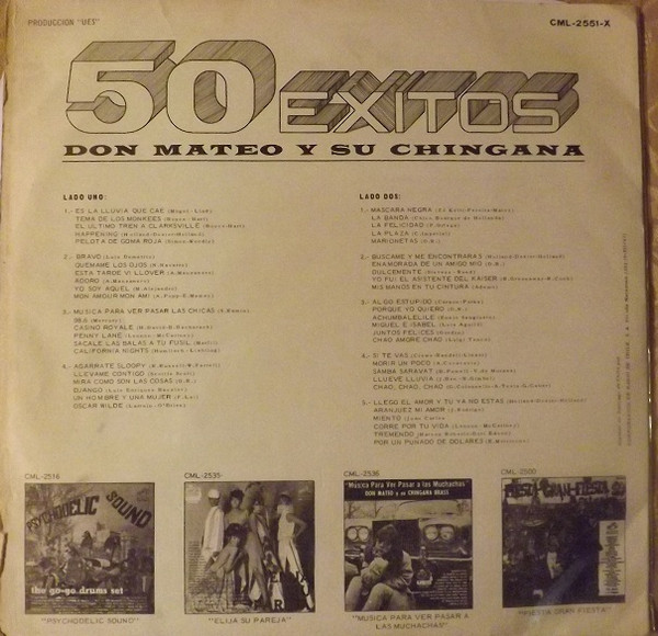 baixar álbum Don Mateo y Su Chingana - 50 Exitos Para La Fiesta