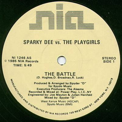 télécharger l'album Sparky Dee vs The Playgirls - The Battle