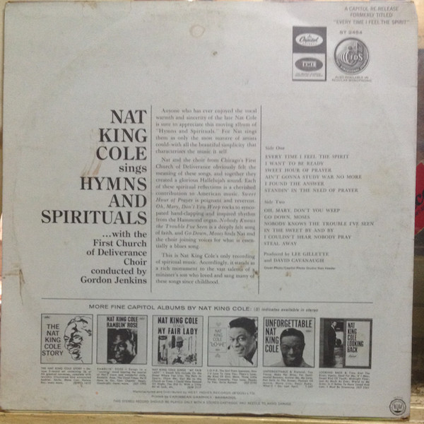 Album herunterladen Nat King Cole - Sings Hymns Spirituals