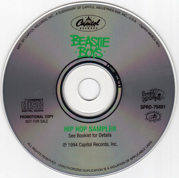 Beastie Boys - Hip Hop Sampler | Releases | Discogs