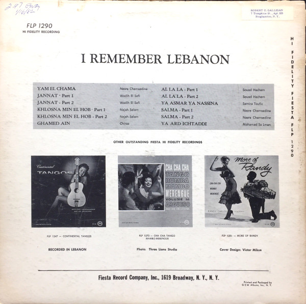 baixar álbum Various - I Remember Lebanon