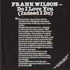 Frank Wilson - Do I Love You (Indeed I Do)
